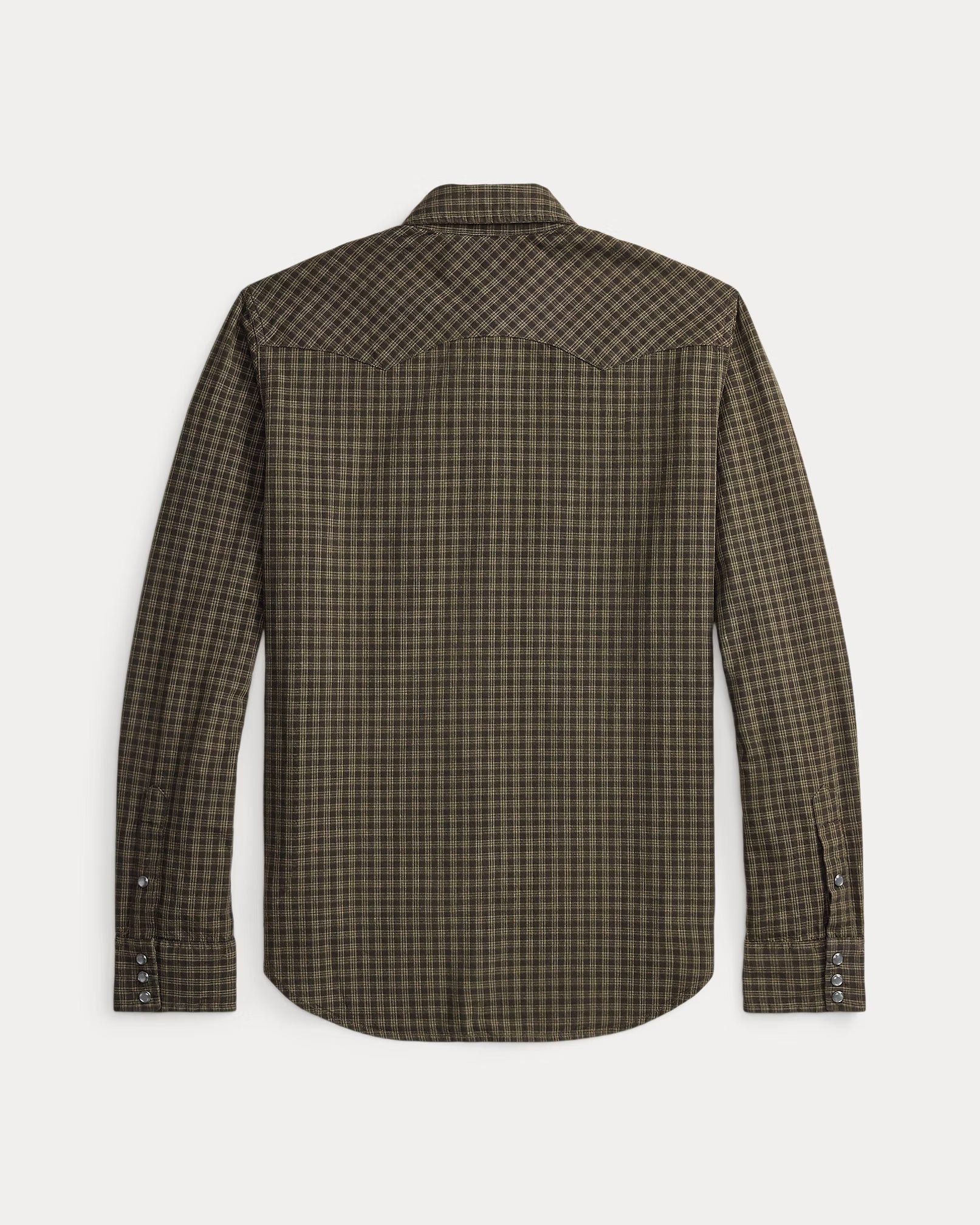RRL Slim Fit Checked Western Shirt