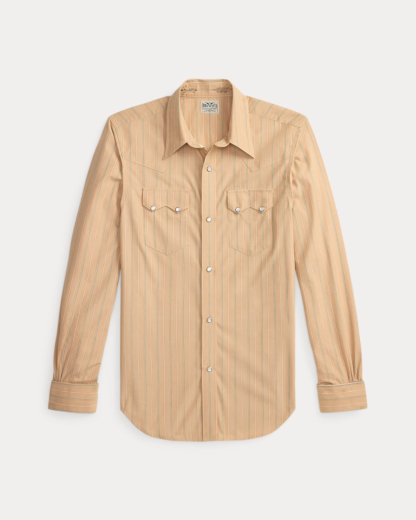 RRL Slim Fit French Cuff Western Shirt