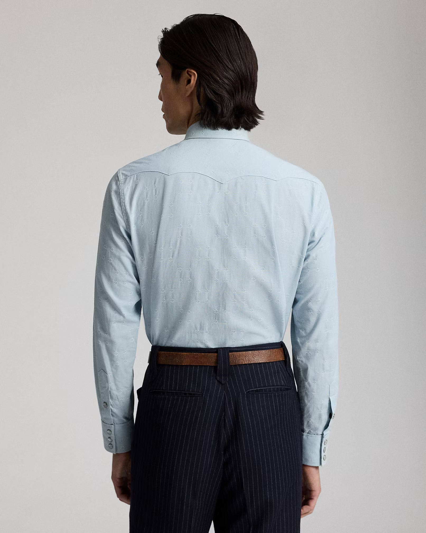 RRL Slim Fit Dobby Western Shirt