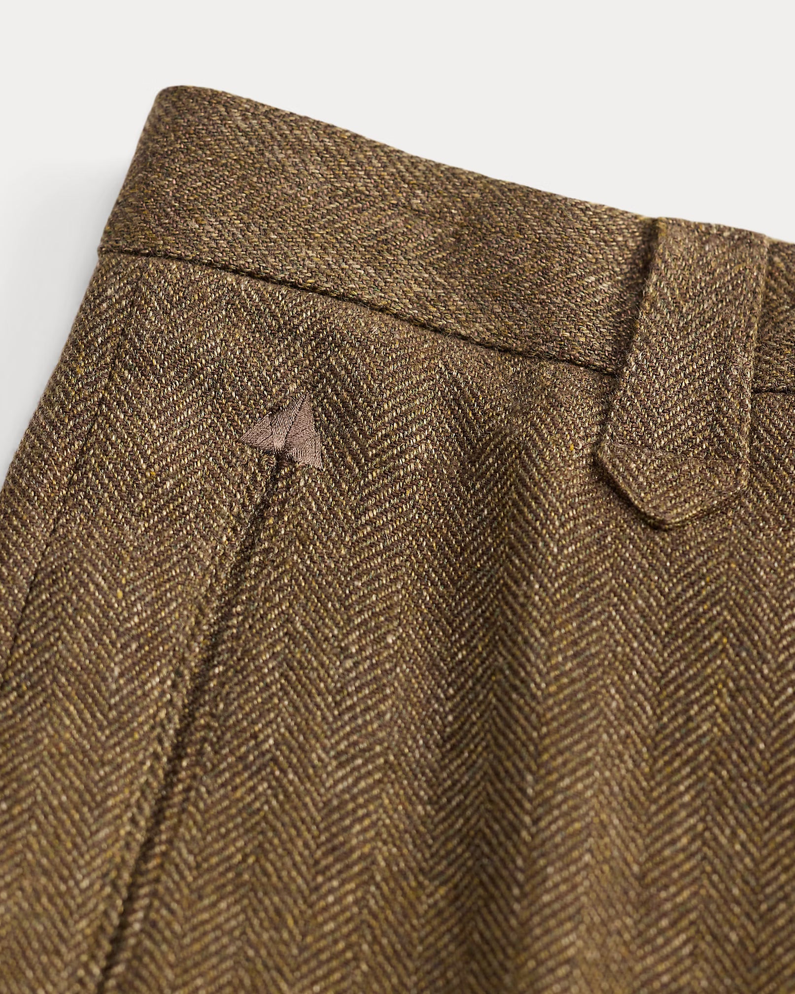 RRL Slim Fit Linen-Wool Western Trouser