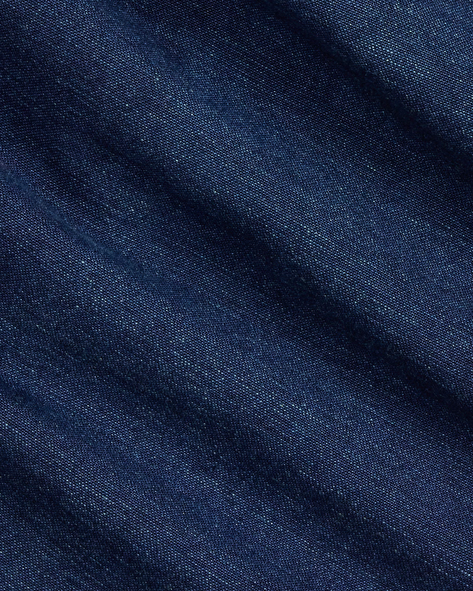 RRL Slim Fit Indigo Chamois Western Shirt