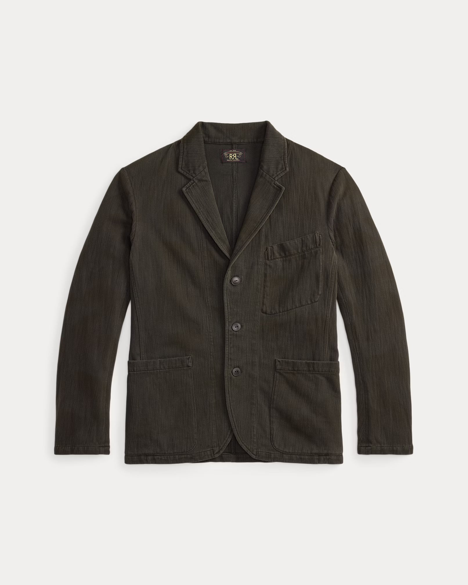 RRL Knit Herringbone Twill Blazer