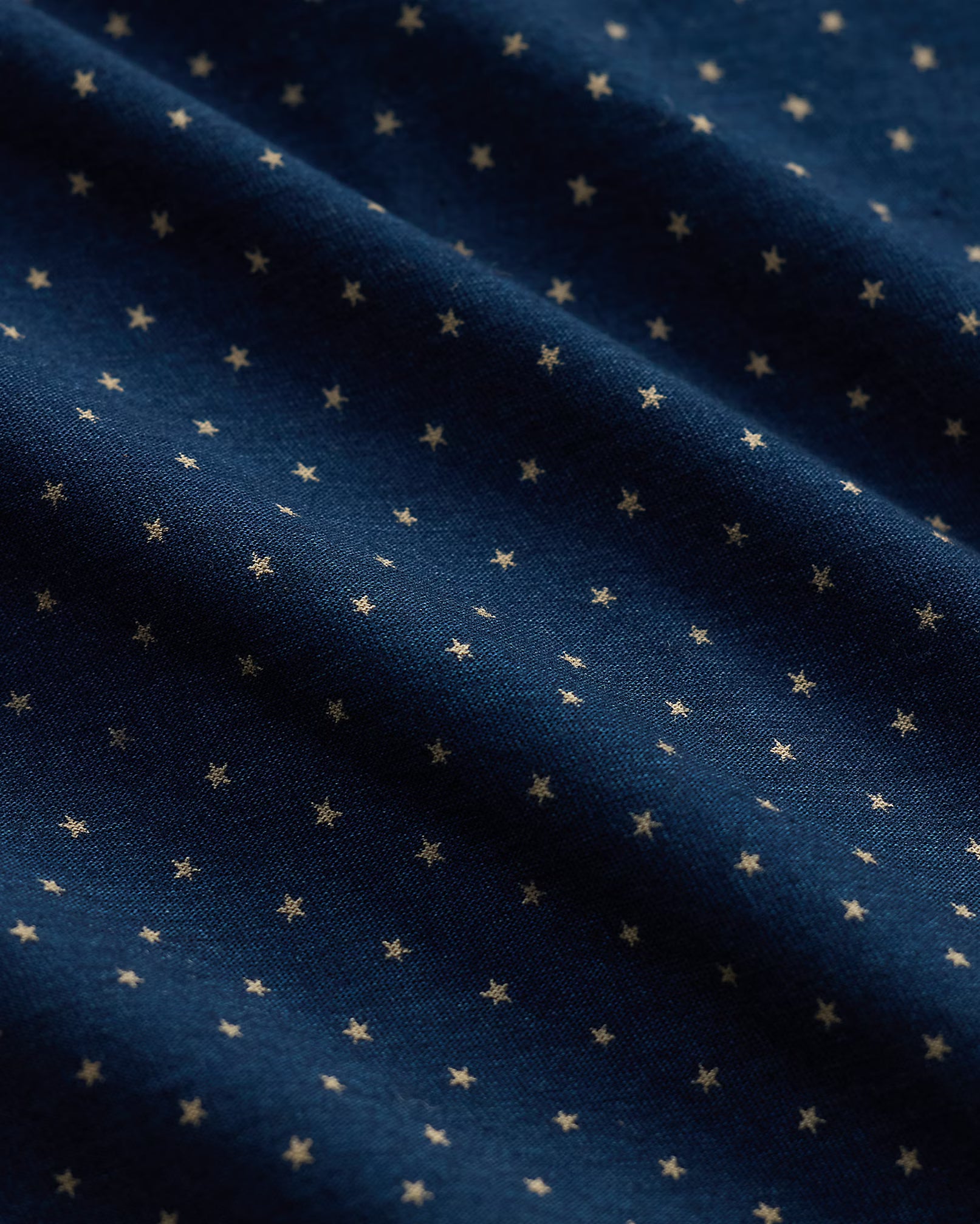 RRL Star-Print Indigo Jersey Shirt