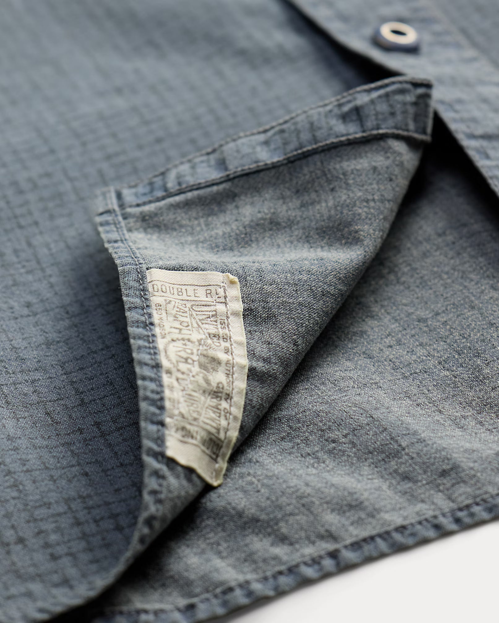 RRL Check-Print Woven Workshirt