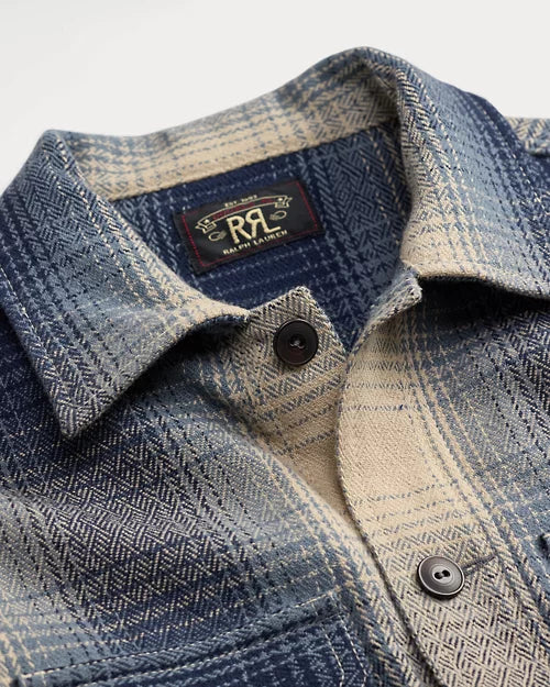 RRL Plaid Wool Twill Overshirt