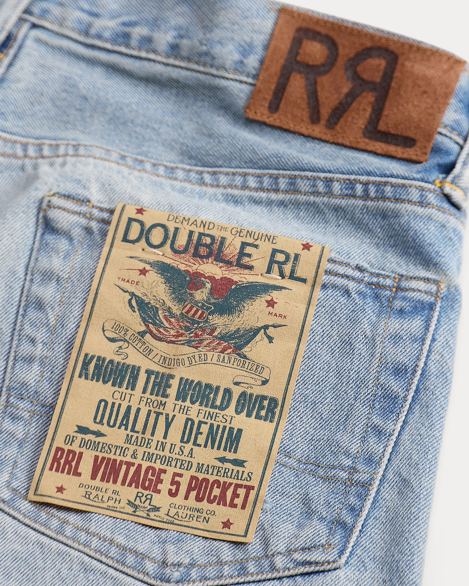 RRL Vintage 5-Pocket Bridgeview Jean