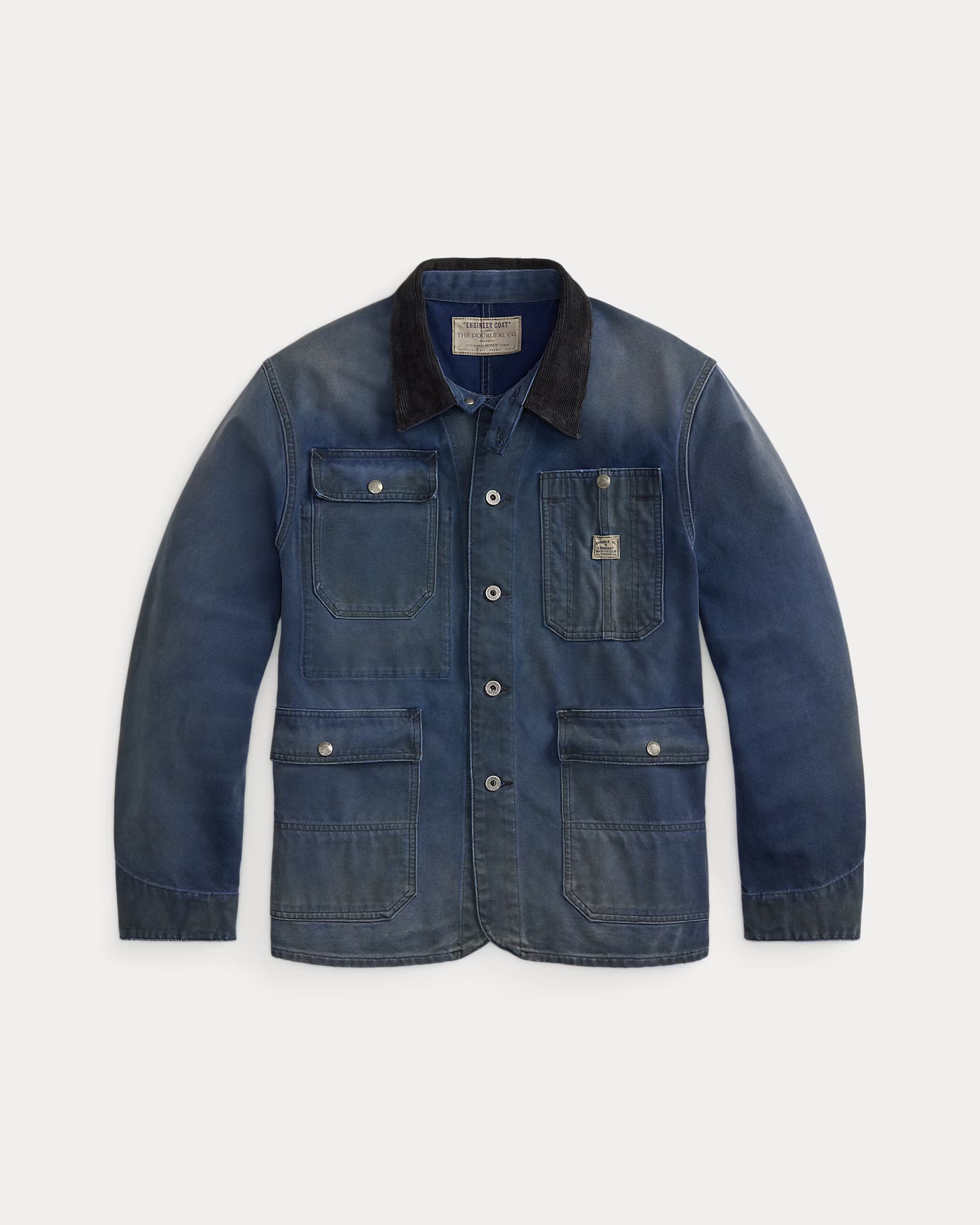 RRL Canvas Corduroy Collar Engineer Jacket