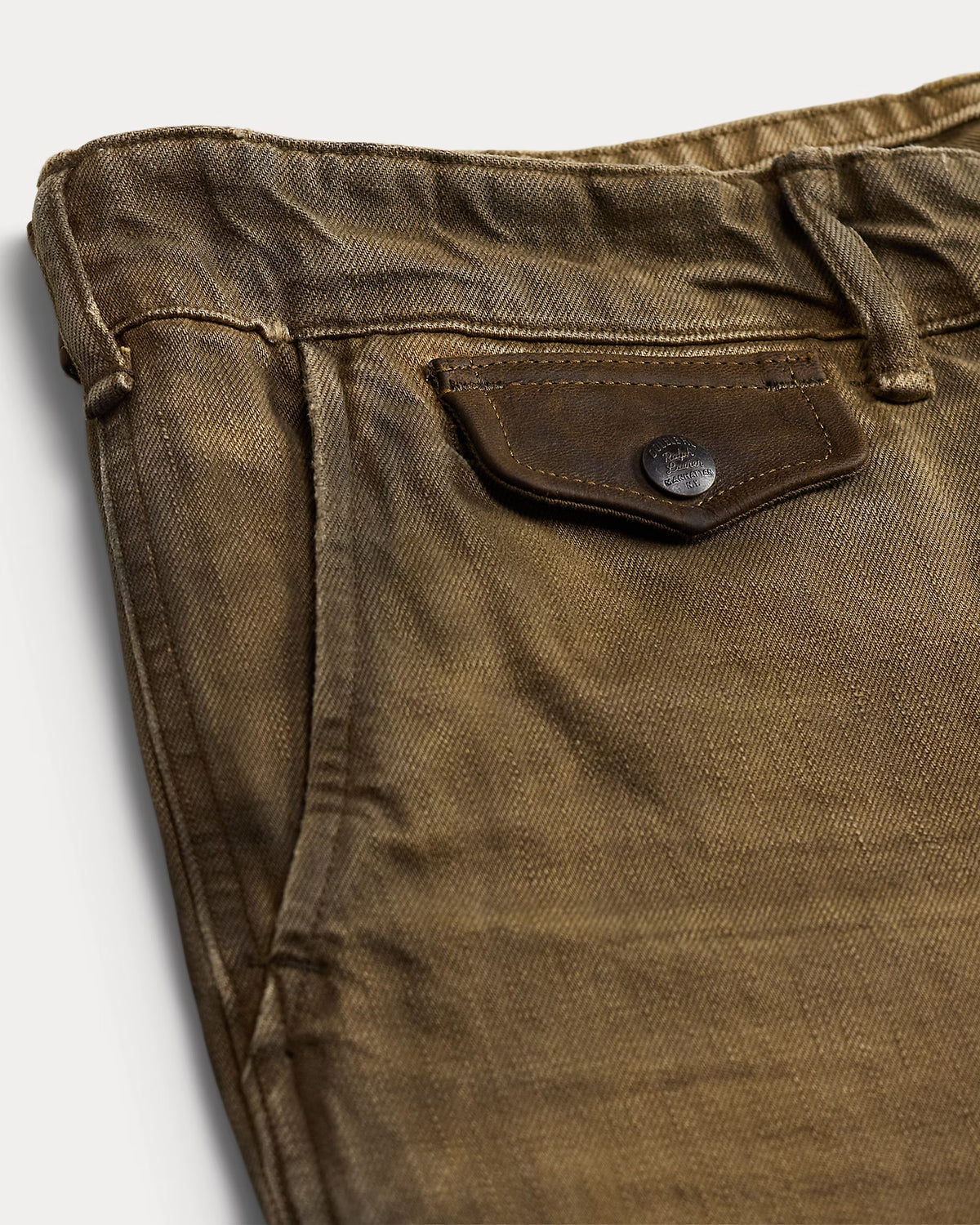 RRL Engineer Fit Distressed Denim Workpant