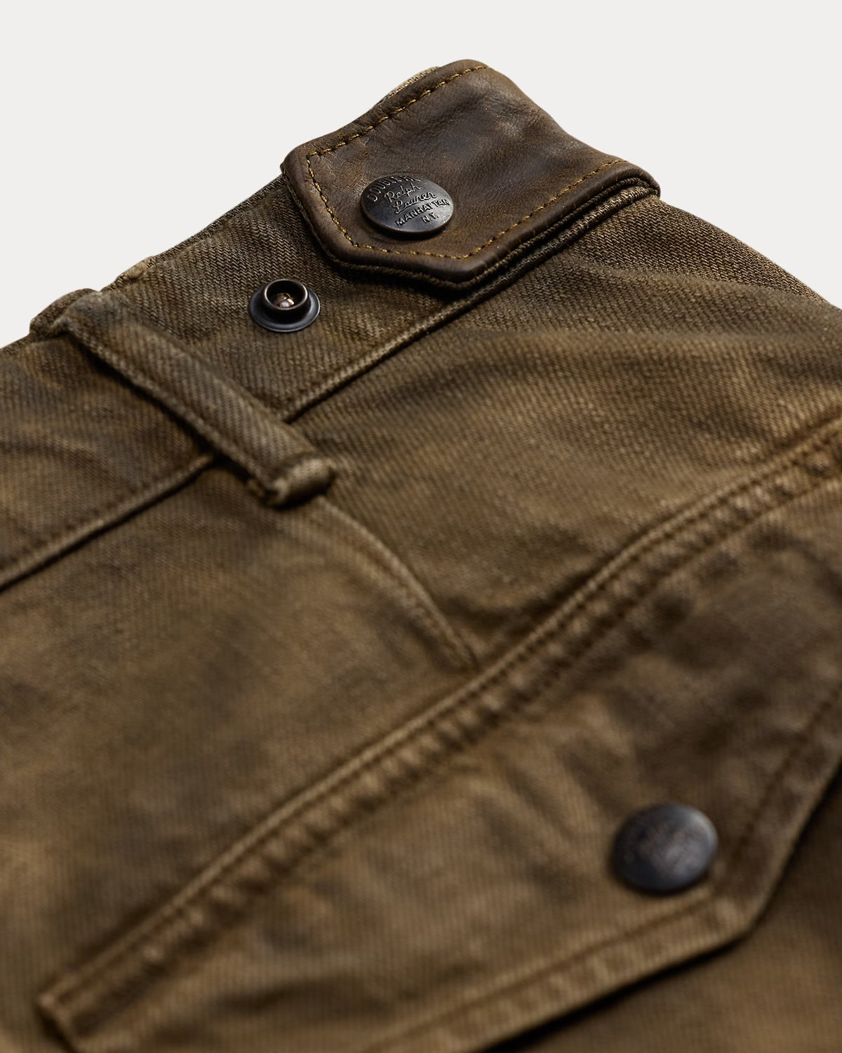 RRL Engineer Fit Distressed Denim Workpant