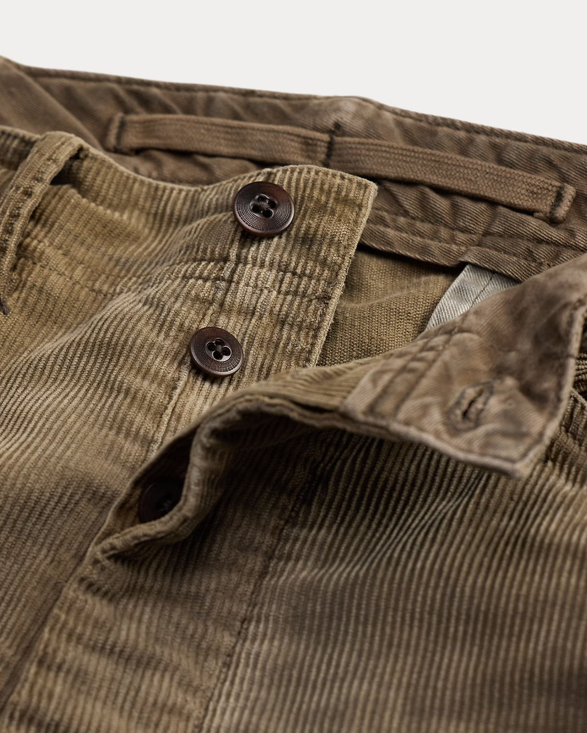 RRL Canvas-Trim Corduroy Cargo Pant