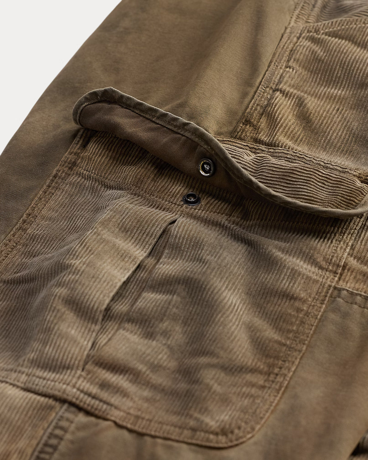 RRL Canvas-Trim Corduroy Cargo Pant
