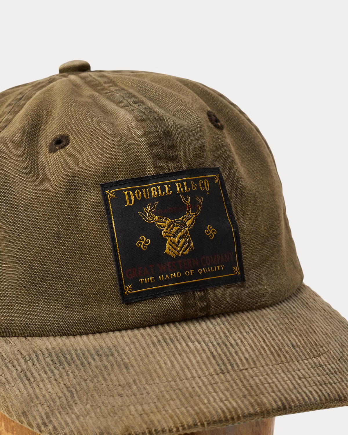 RRL Corduroy-Bill Canvas Ball Cap