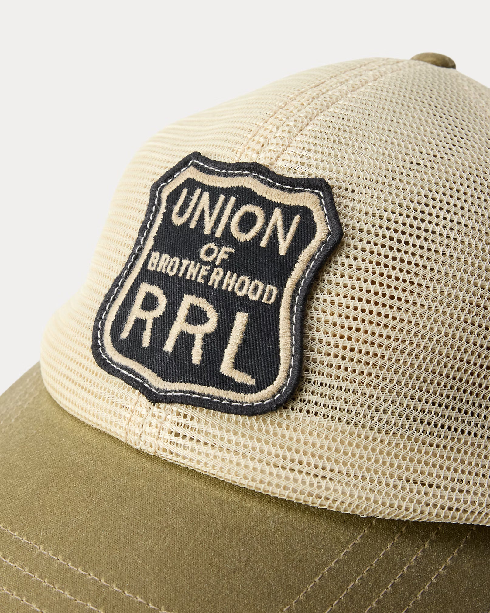 RRL Logo-Patch Mesh Trucker Cap