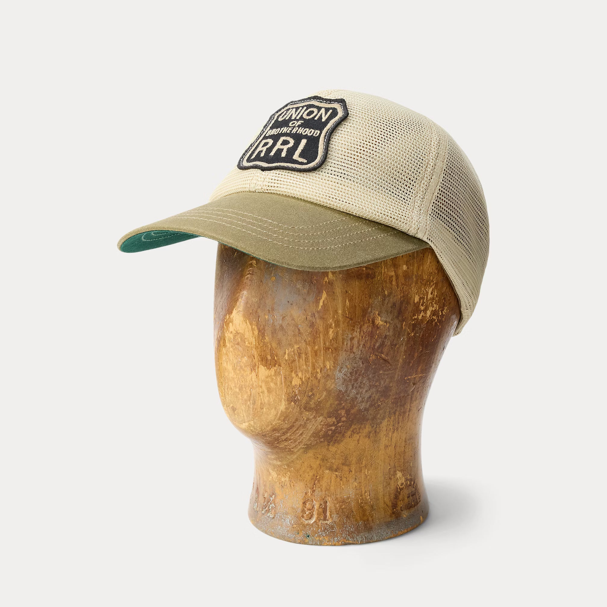 RRL Logo-Patch Mesh Trucker Cap
