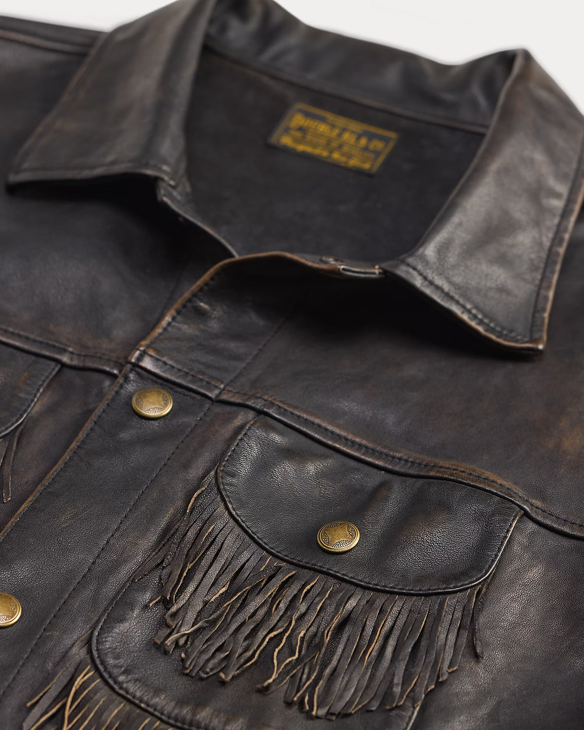 RRL Fringe Leather Jacket
