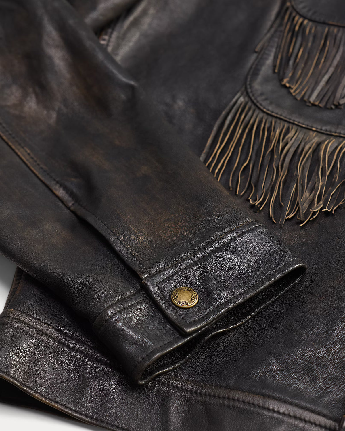 RRL Fringe Leather Jacket