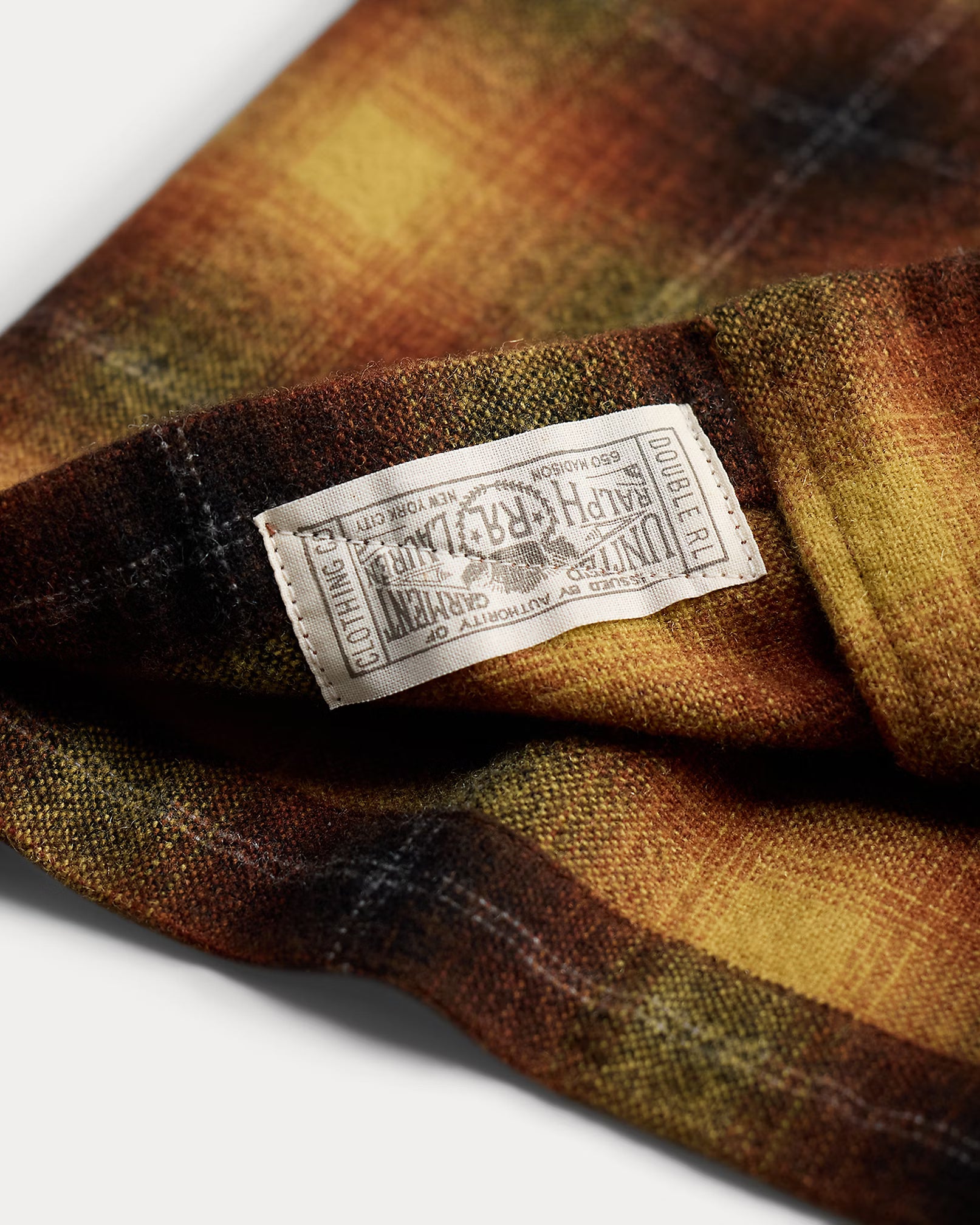 RRL Plaid Wool-Blend Camp Shirt