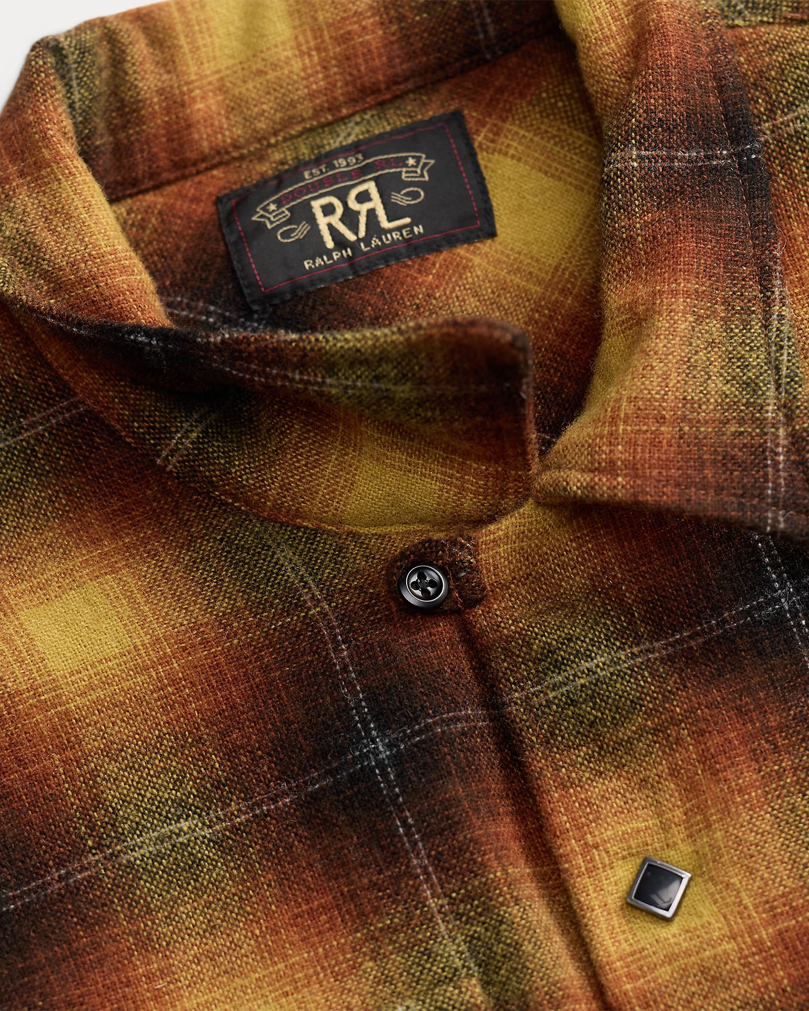 RRL Plaid Wool-Blend Camp Shirt