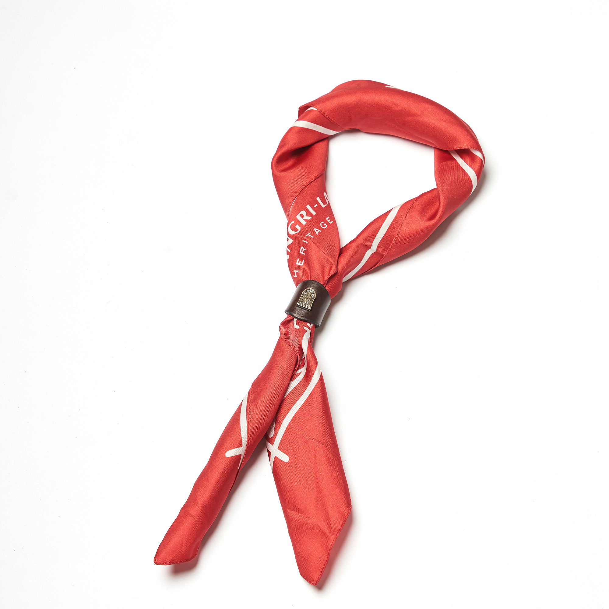“Looking for the Shangri-La” Silk Foulard