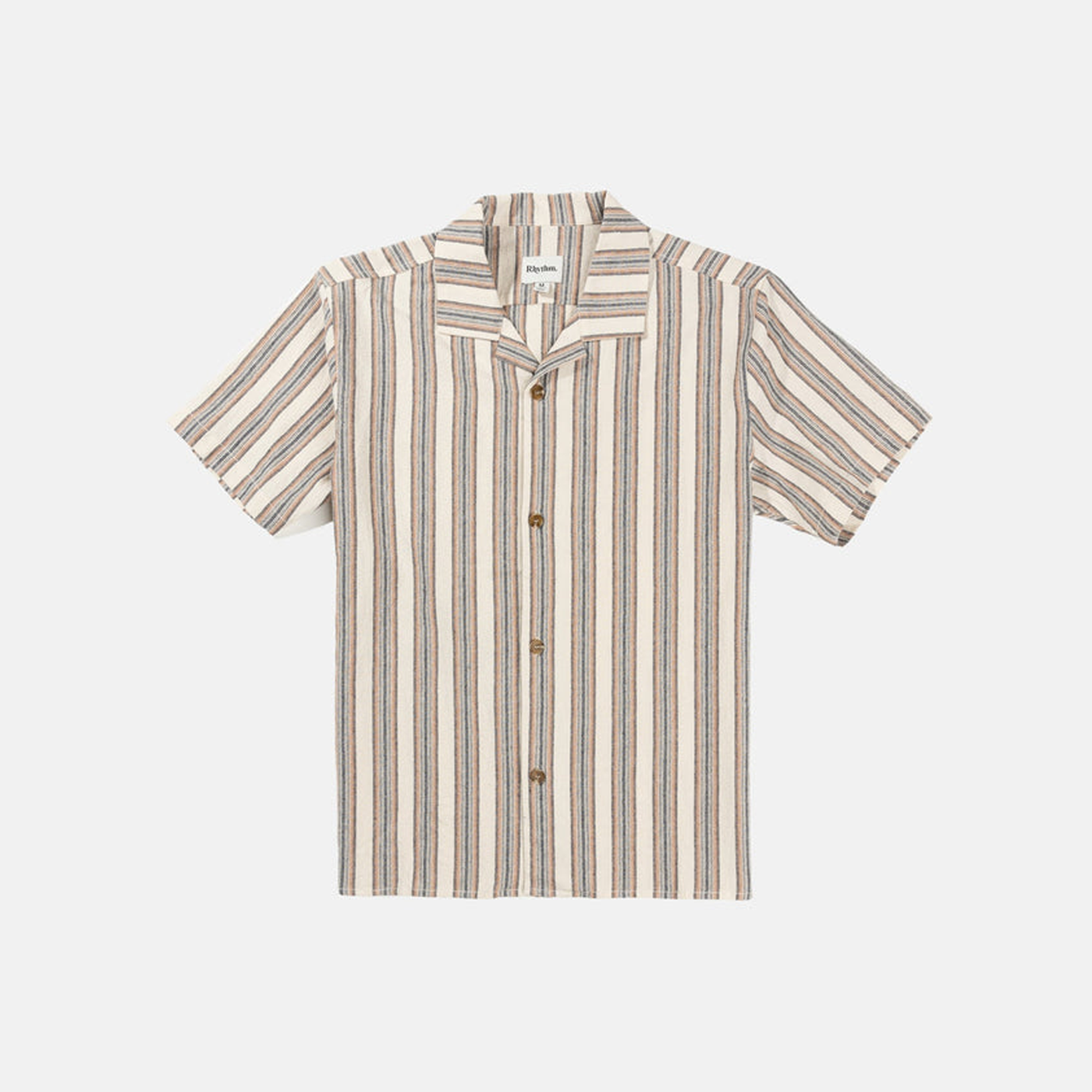Vacation Stripe SS Shirt - Natural