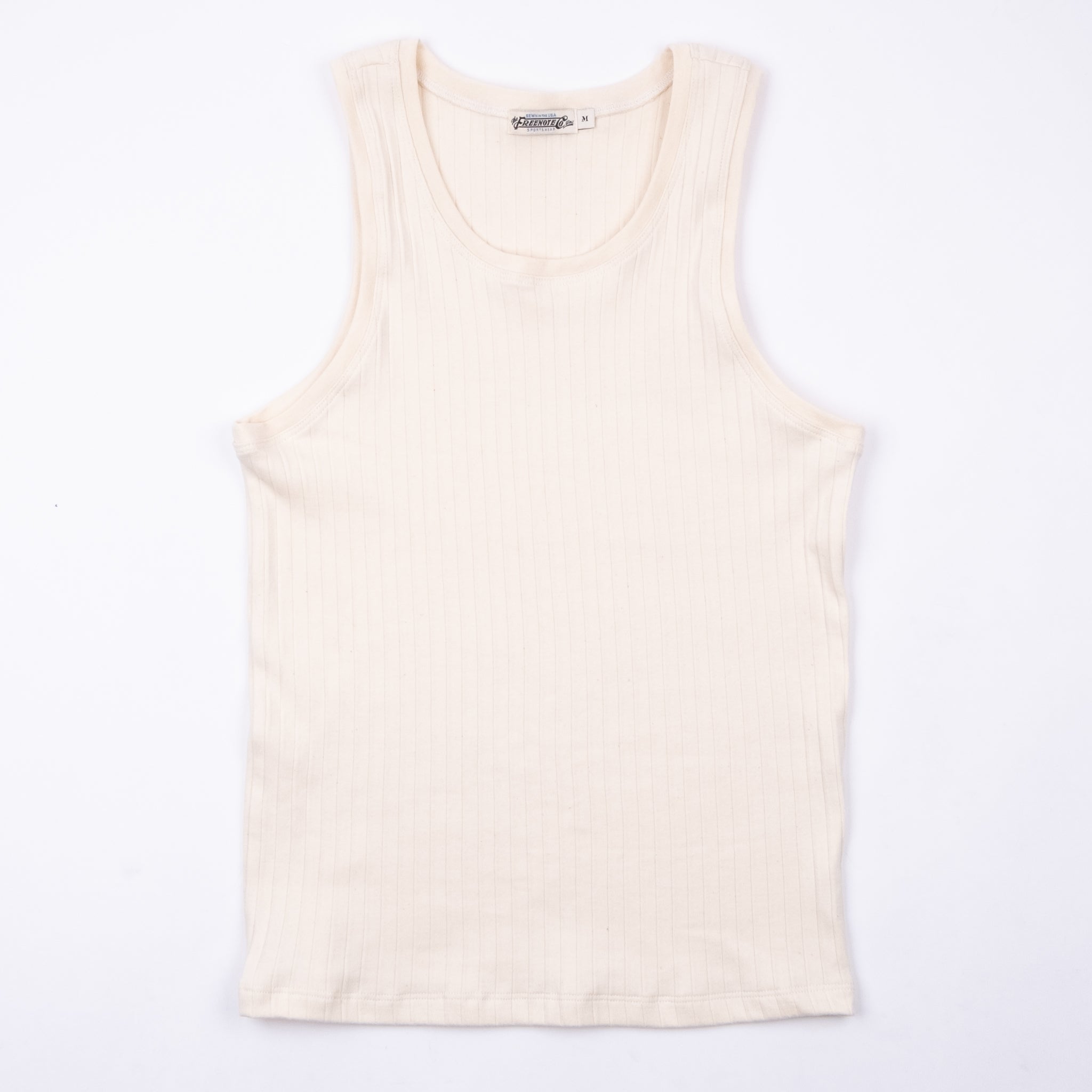 FREENOTE COTTON RIBBED TANK - NATURAL