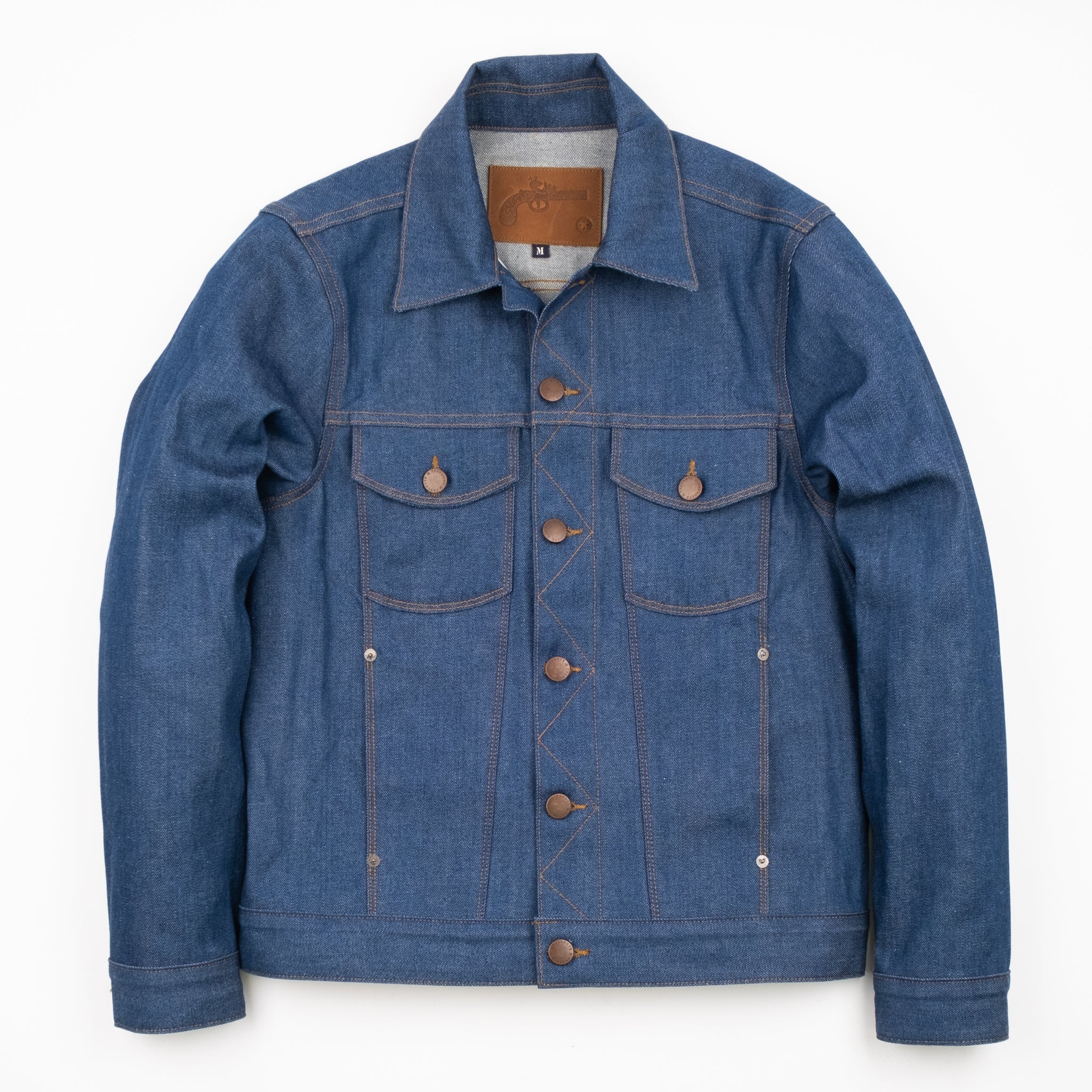 CLASSIC DENIM JACKET 12 OUNCE VINTAGE BLUE DENIM