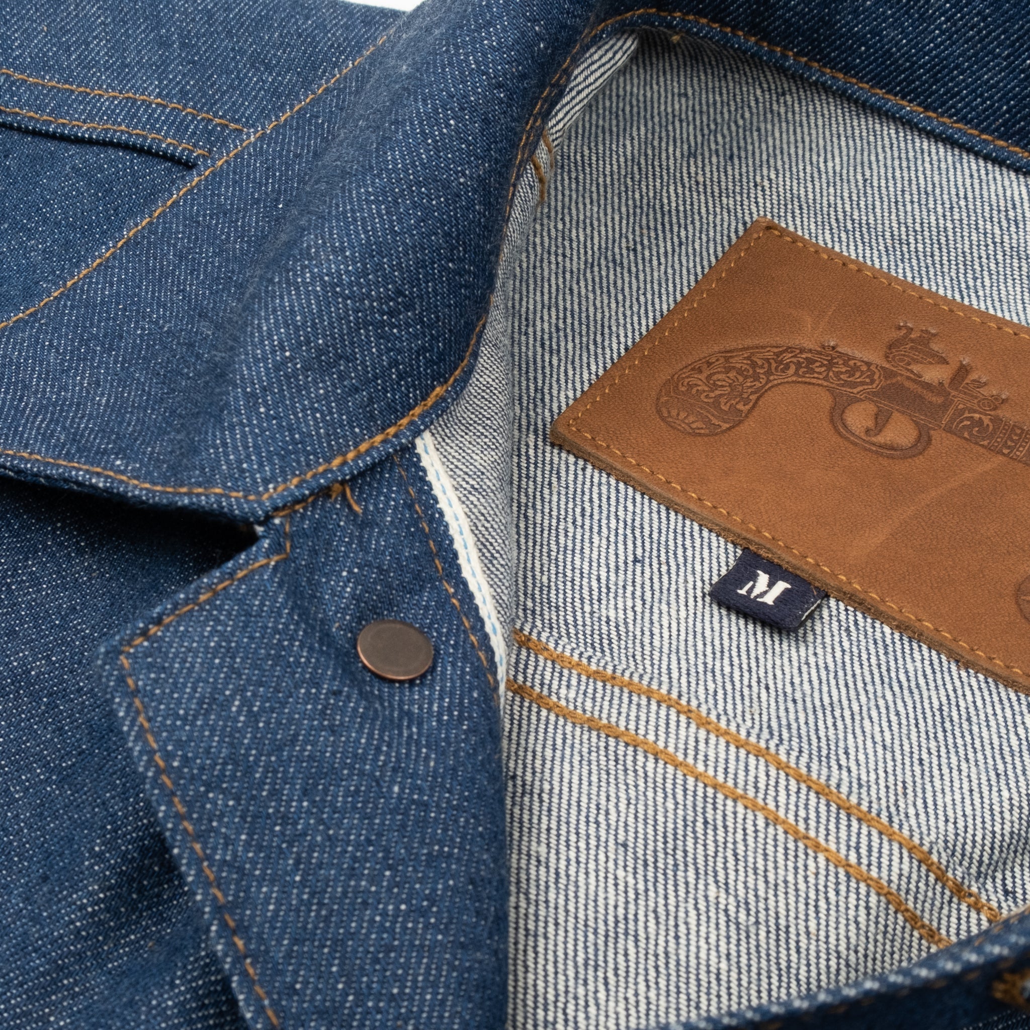 CLASSIC DENIM JACKET 12 OUNCE VINTAGE BLUE DENIM
