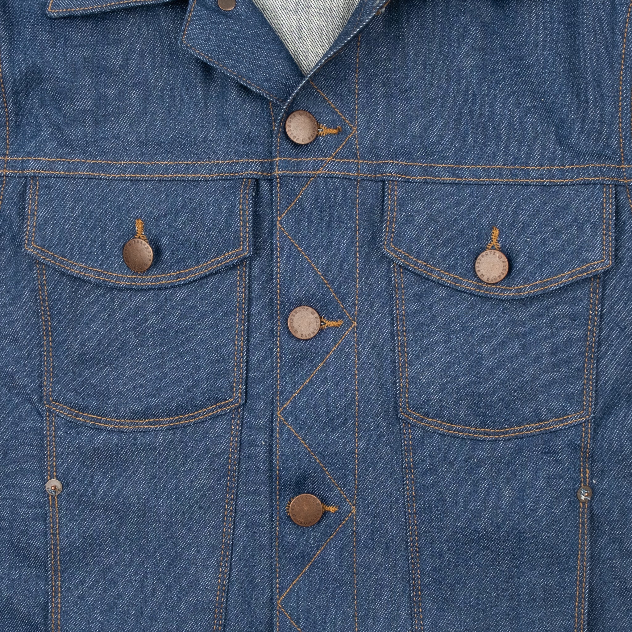 CLASSIC DENIM JACKET 12 OUNCE VINTAGE BLUE DENIM
