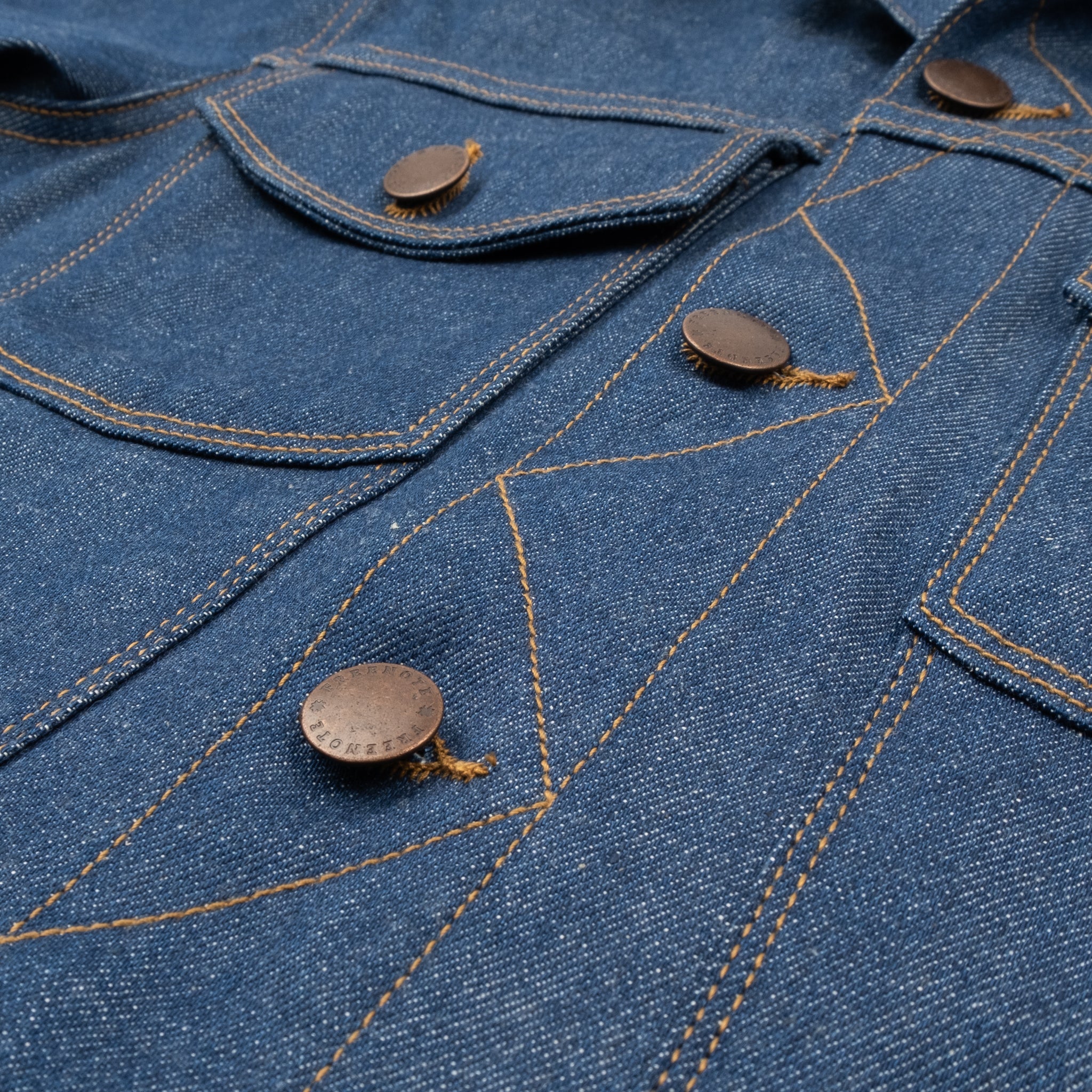 CLASSIC DENIM JACKET 12 OUNCE VINTAGE BLUE DENIM