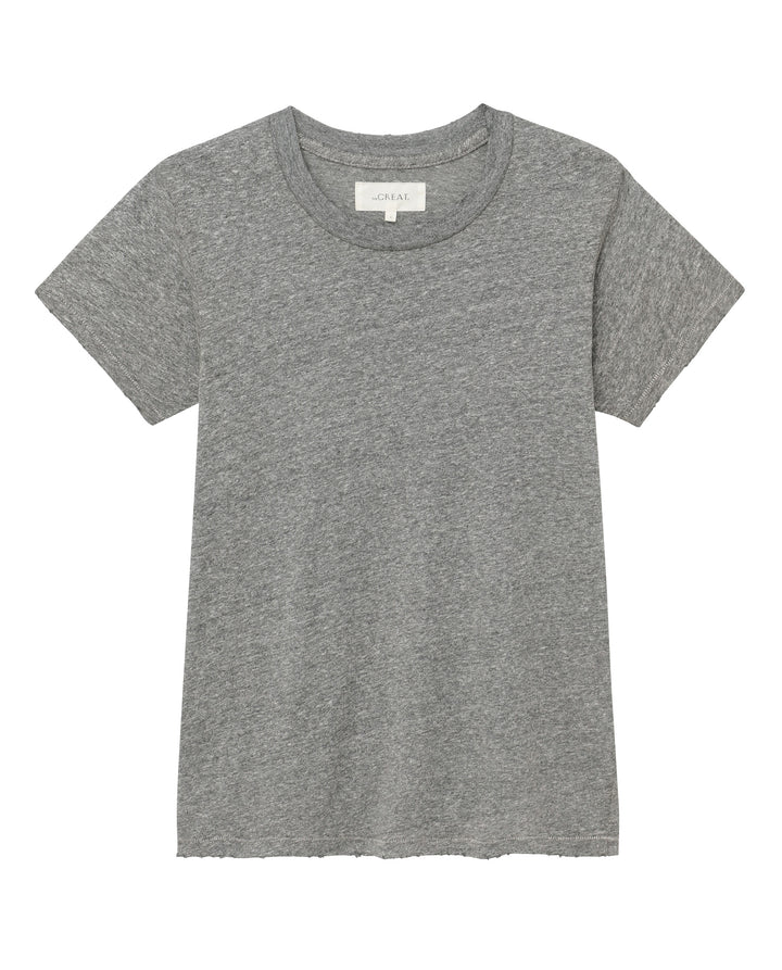 The Slim Tee. Heather Grey.