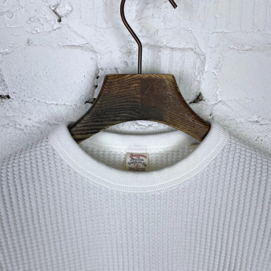 BIG WAFFLE T-SHIRT - OFF WHITE