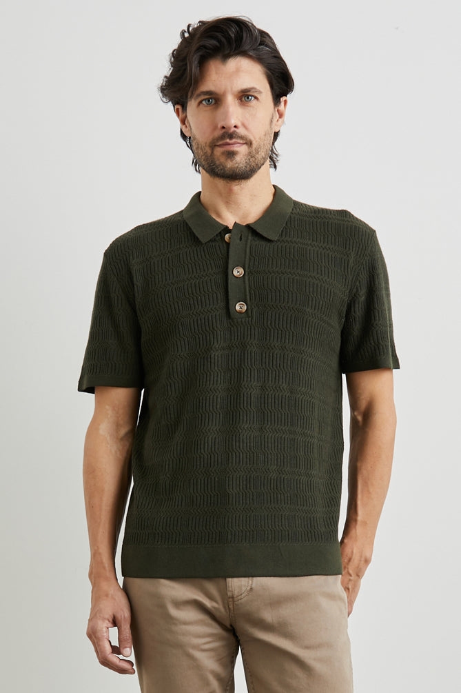 Nathan Polo Shirt Ancient Olive