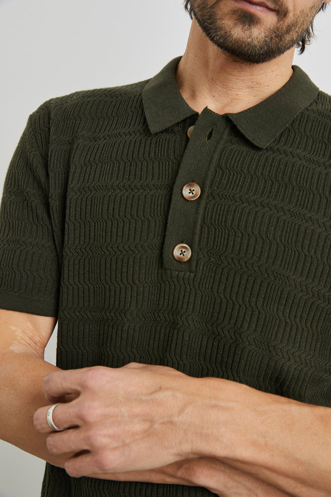 Nathan Polo Shirt Ancient Olive