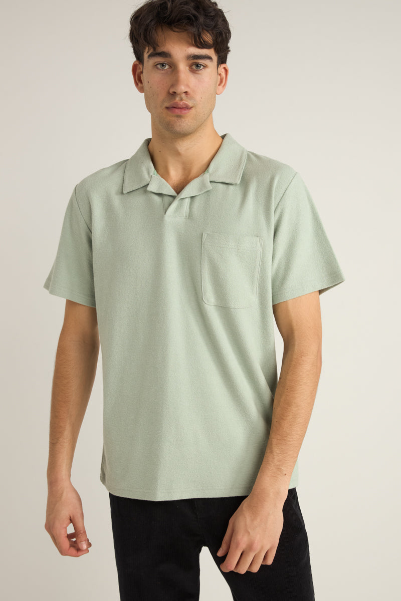 Vintage Terry Polo Seafoam
