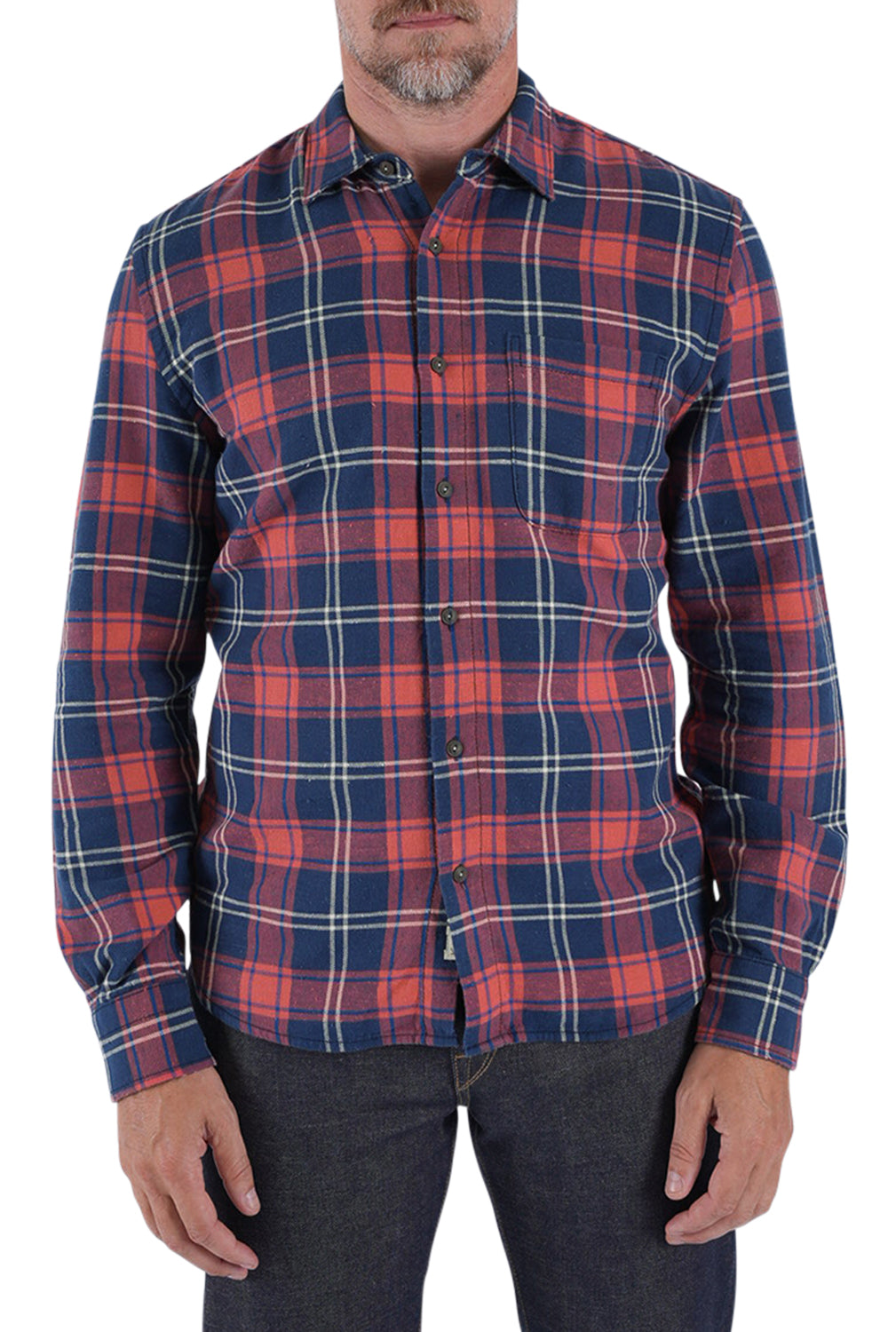 The Ripper L/S Shirt Plaid Diner Red
