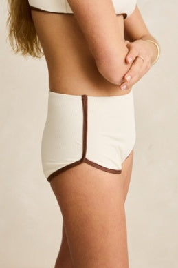 Lily Rib Contrast Boyleg Pant