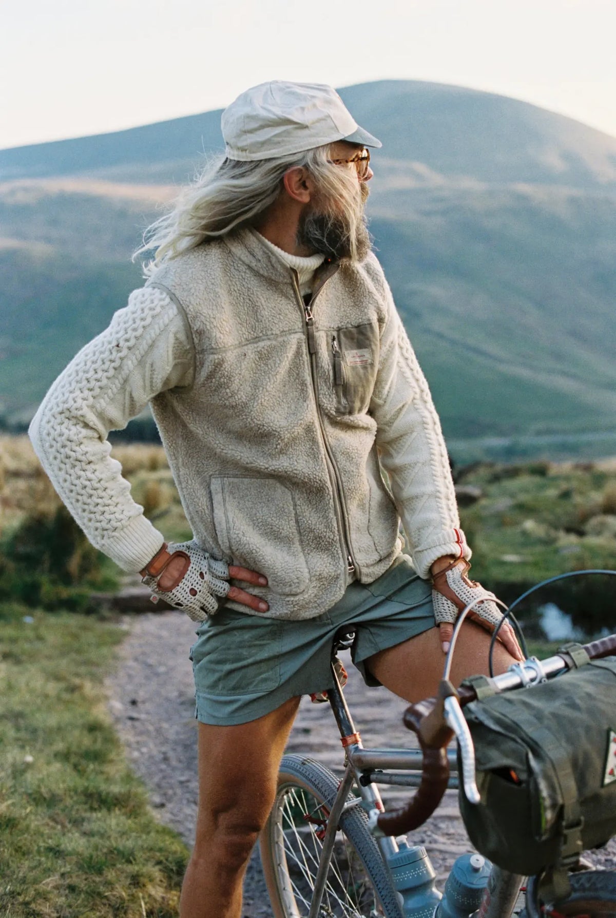 HEROES WOOL FLEECE VEST MENS - Natural