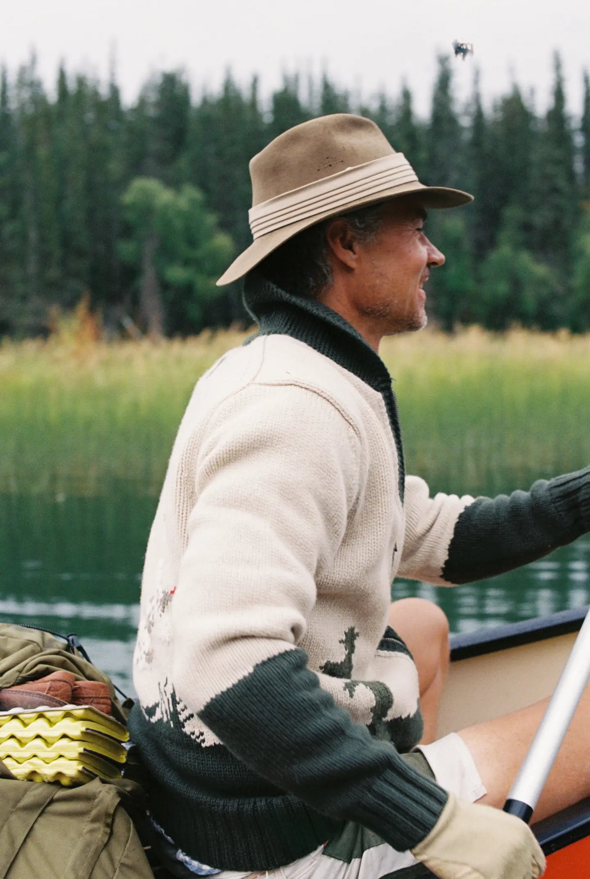 HUNTSMAN CARDIGAN MENS - Desert/Olive