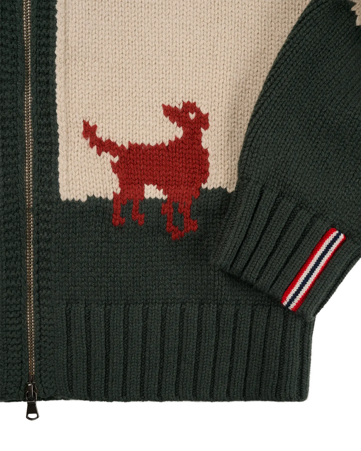 HUNTSMAN CARDIGAN MENS - Desert/Olive
