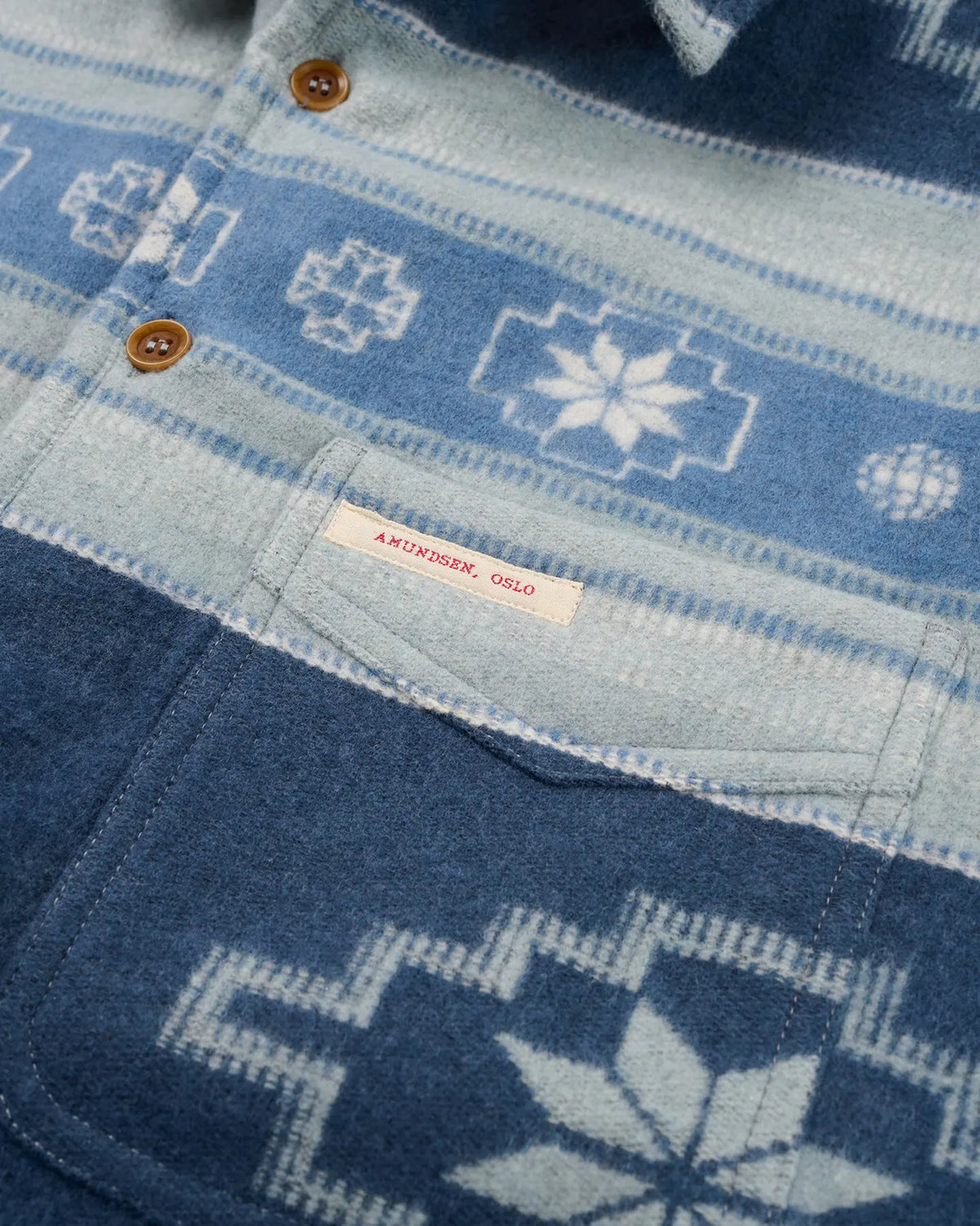 FRAMHEIM HERITAGE OVERSHIRT MENS - Fjord Blue