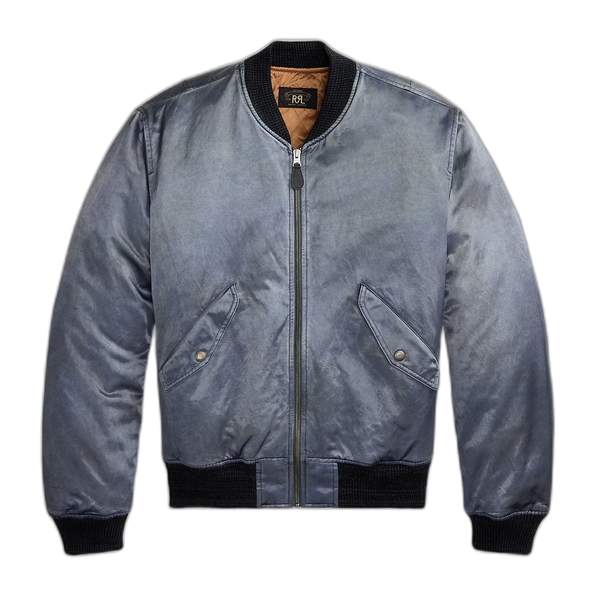 RRL Embroidered Satin Flight Jacket