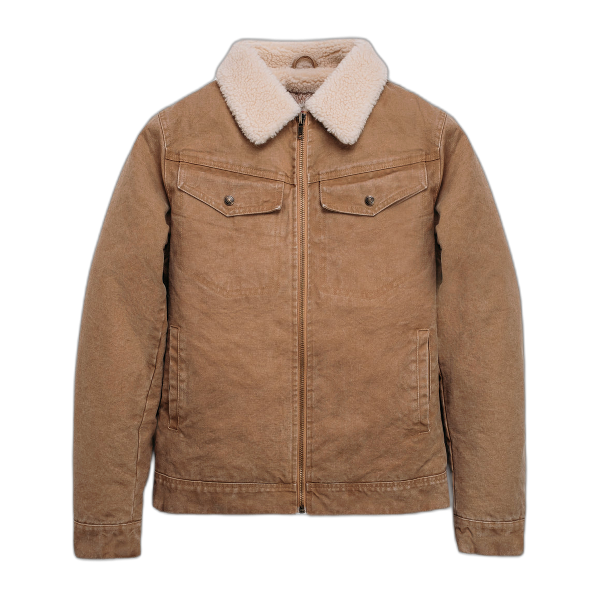 8624 Cotton Canvas Mechanic's Jacket-Tobacco