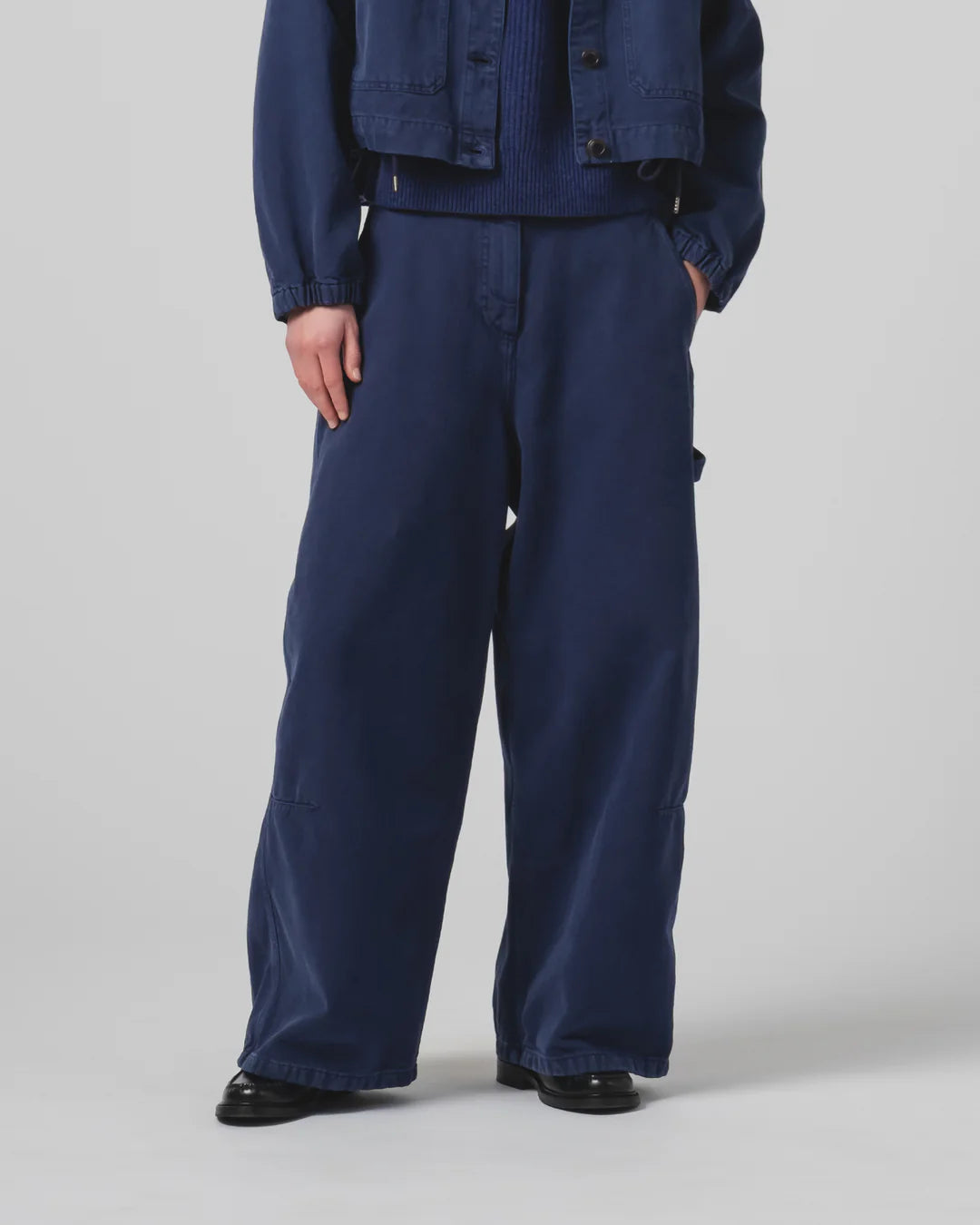 G.o.D Atlantide Chino Canvas Indigo Blue