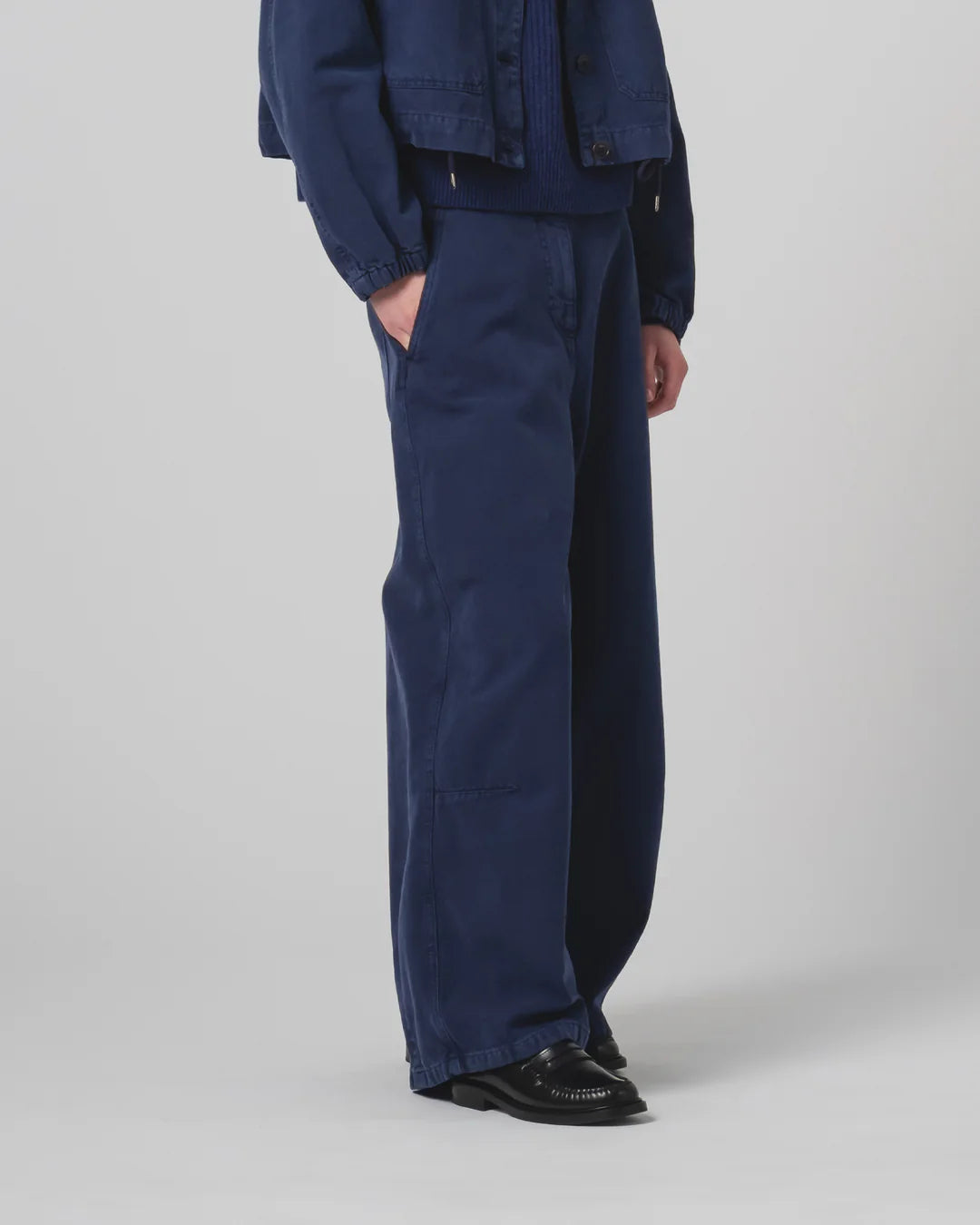 G.o.D Atlantide Chino Canvas Indigo Blue