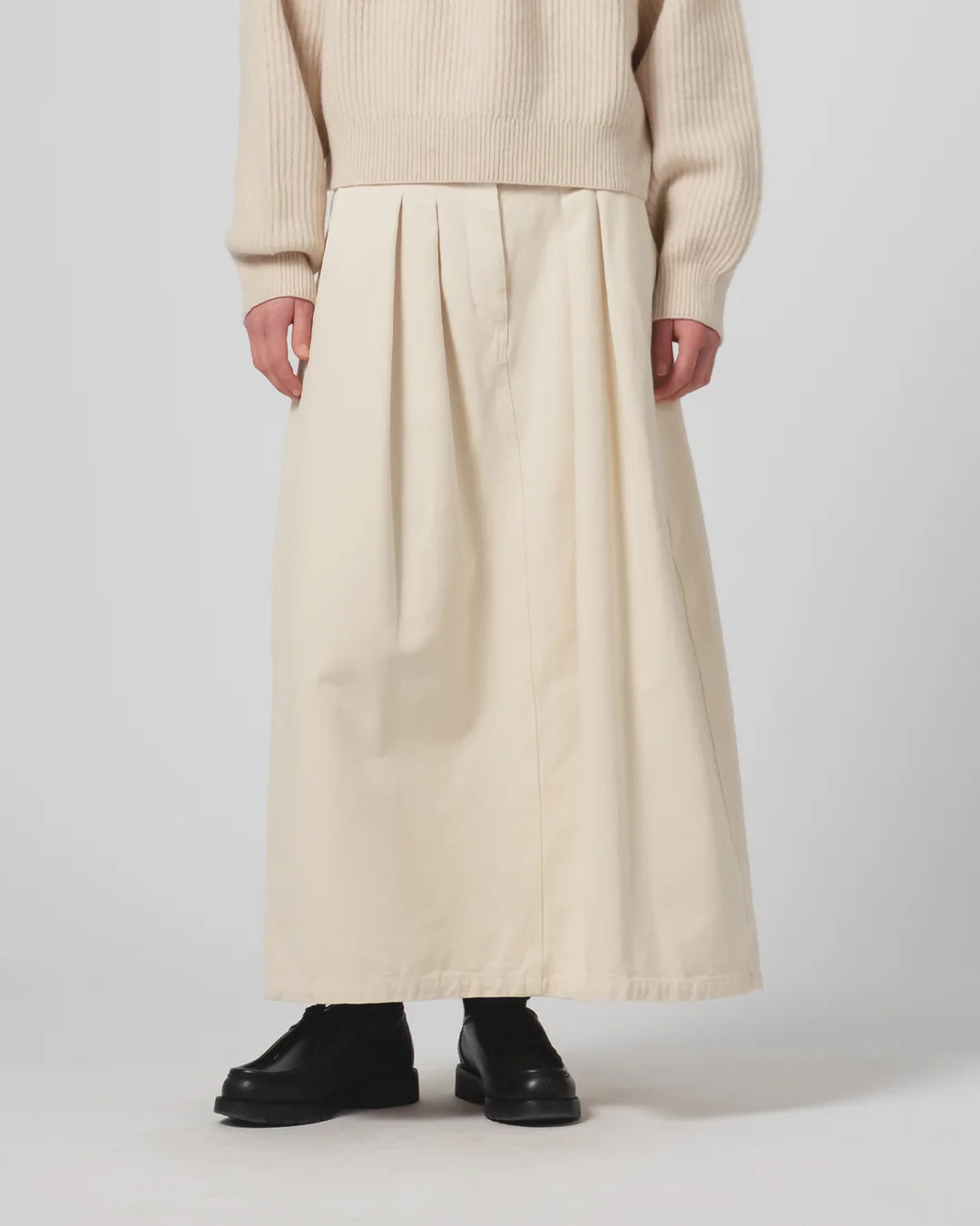 G.o.D Bulb Skirt Canvas Wheat