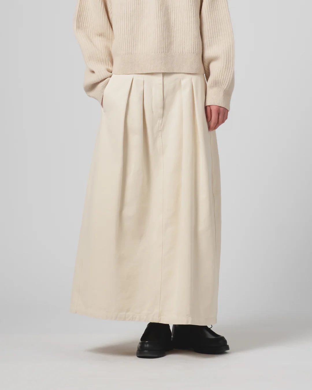 G.o.D Bulb Skirt Canvas Wheat