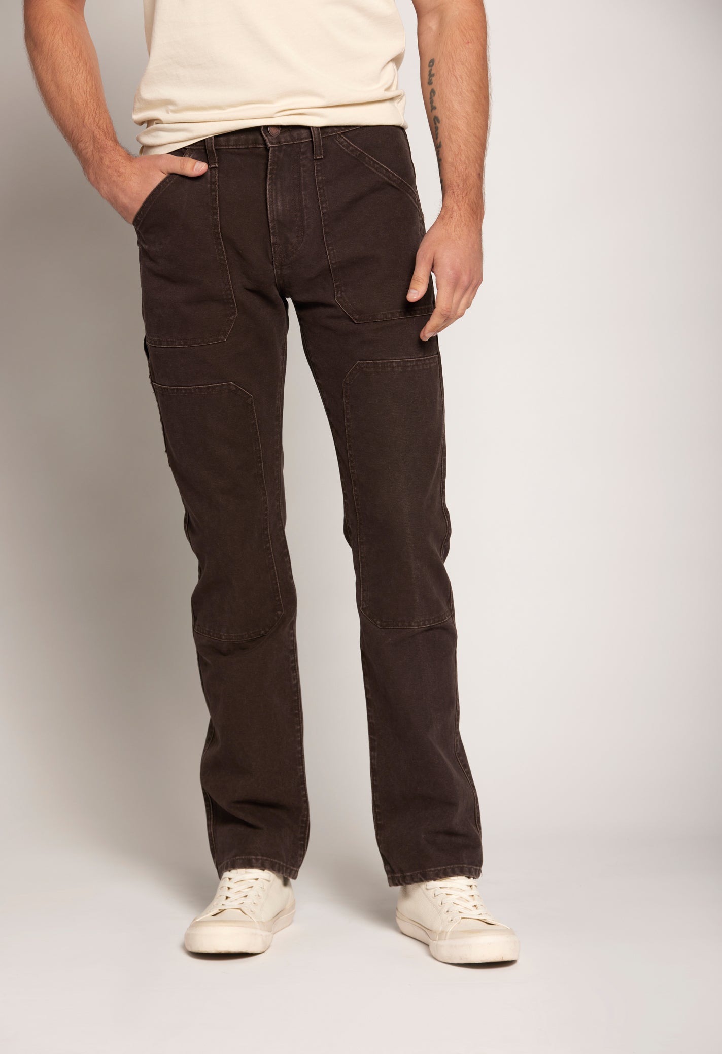 THE WILLIAMS PANT - DARK BROWN