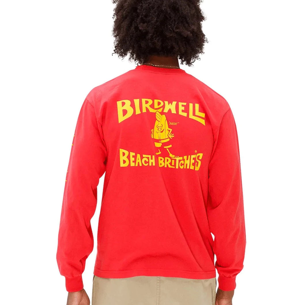 SOUTH PAW LONG SLEEVE T-SHIRT - RED