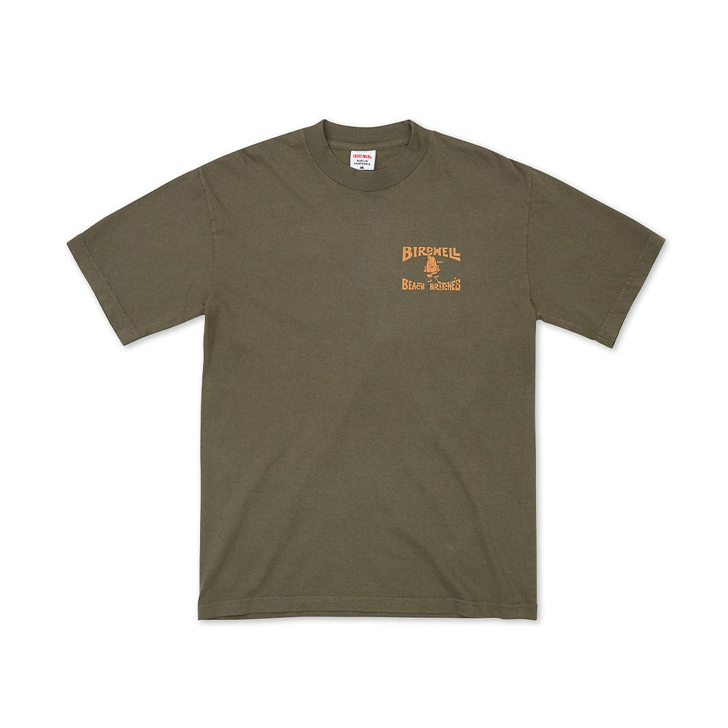 LICENSE PLATE T-SHIRT - ARMY GREEN