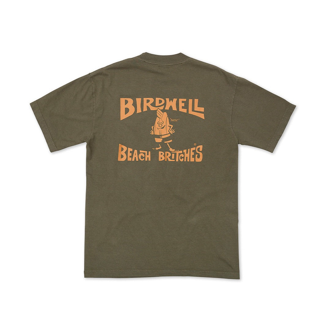 LICENSE PLATE T-SHIRT - ARMY GREEN